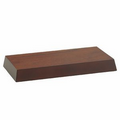 Solid Walnut Finish Trophy Platform Base (4 1/2"x8 1/2"x7/8")